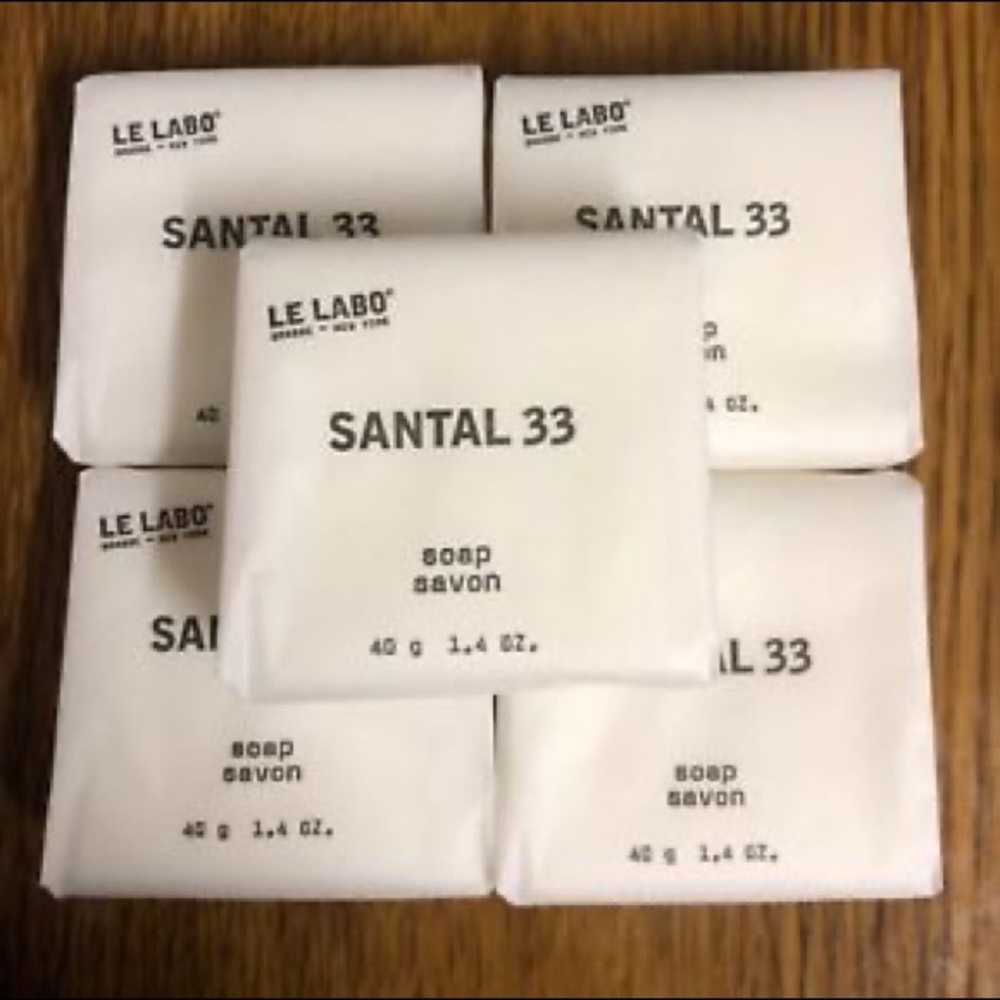 Le Labo Santal 33 mini travel bar soap 1.4 oz